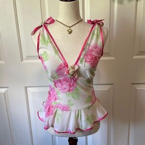Victoria’s Secret | Floral Peplum top | size: small
